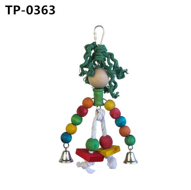 Halloween Parrot Toys Parrots Cage Chewing Toys for Small or Medium Parrots Finches Cockatoo Training - Image 4
