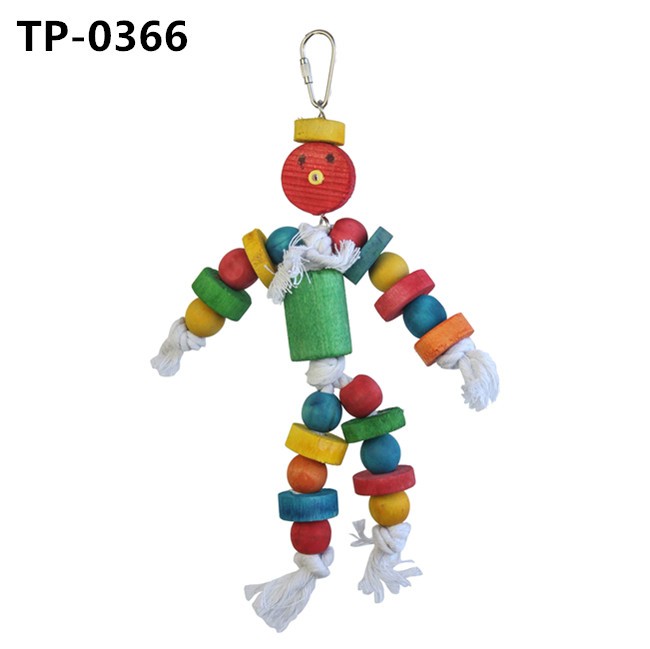 Halloween Parrot Toys Parrots Cage Chewing Toys for Small or Medium Parrots Finches Cockatoo Training - Image 5