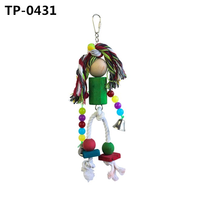 Halloween Parrot Toys Parrots Cage Chewing Toys for Small or Medium Parrots Finches Cockatoo Training - Image 6