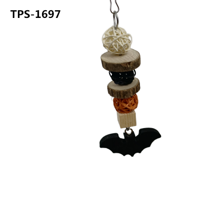 Halloween-Themed  ​Chinchilla Toys Guinea Pig Bunny Rabbit Chew Toys Teeth Care Grinding Accessories for Small Animals Pet Rat Cage Hanging TPS-1697