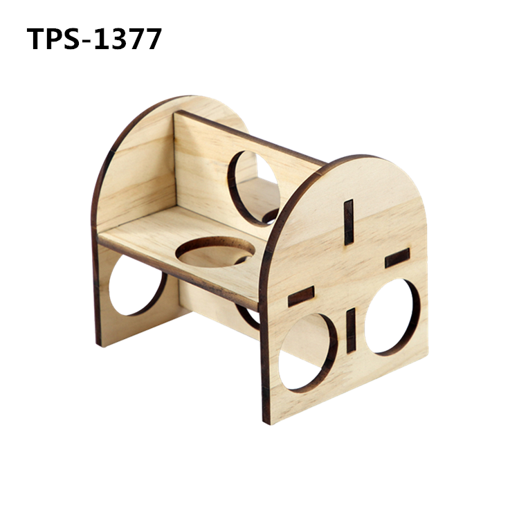 Wooden Hamsters Hideout Multi Chamber Small Animal Exploring Toy Hamster Exploring Labyrinth Tunnel Toy for Rats Mice TPS-1376/77/78 - Image 2