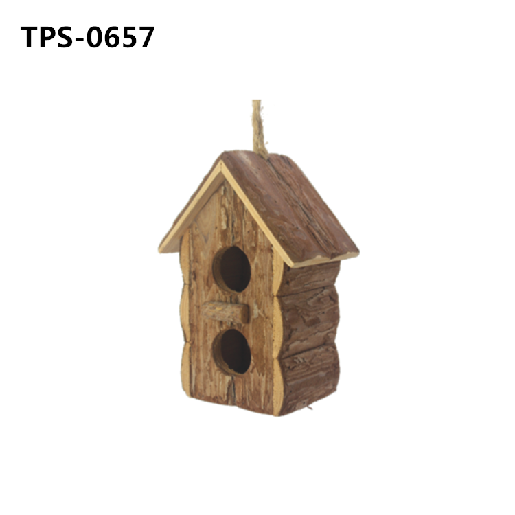 Eco-friendly Hamster Hideout Wooden House,Natural Wood Rat Hut for Dwarf Hamster Mouse Playing hiding TPS-0648/649/657 - Image 3