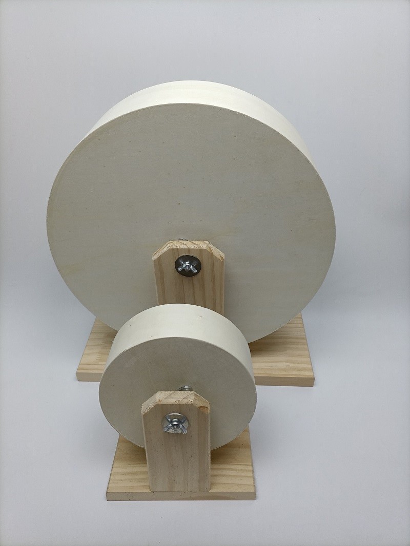 Small Pet Toys Hamster Wooden Silent Wheel, Small Animals Exercise Wheel Accessories, Quiet Spinner Hamster Running Wheel Toys - Image 3