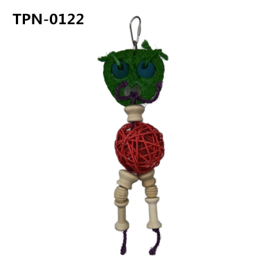 Handmade Bird Chew Toys for Amazon Parrots, Cockatiels, African Grey Parrots, Finches and Other Small Birds Cages Accessories​ TPN-0122