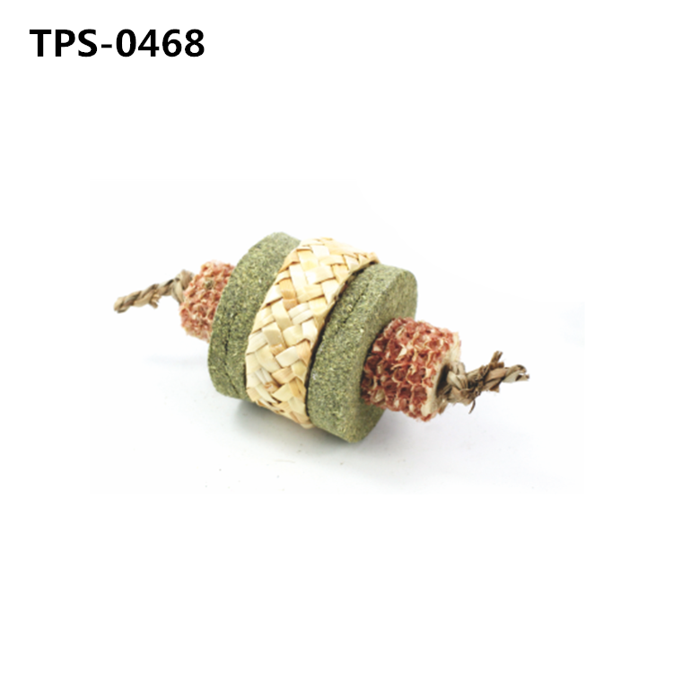 Healthy Bunny Treats Natural Timothy Hay Cake Rabbit Chew Toys Small Animal Treats Chew Toys TPS-0468/473/498 - Image 1