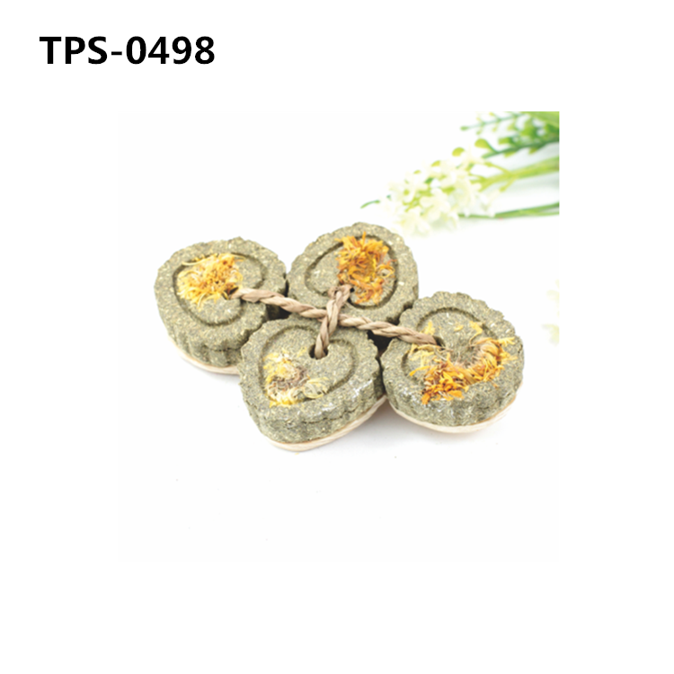 Healthy Bunny Treats Natural Timothy Hay Cake Rabbit Chew Toys Small Animal Treats Chew Toys TPS-0468/473/498 - Image 3