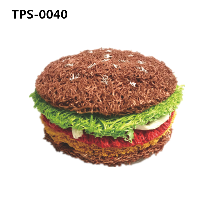 Hamburger Fries Shaped Puppy Chewing Toy for Rabbit,Guinea Pig,Chinchilla, Hamster, Gerbils, Mice, Rats and Other Small Animals to Chew and Play Pet Supplies TPS-0040/41/42/49/51