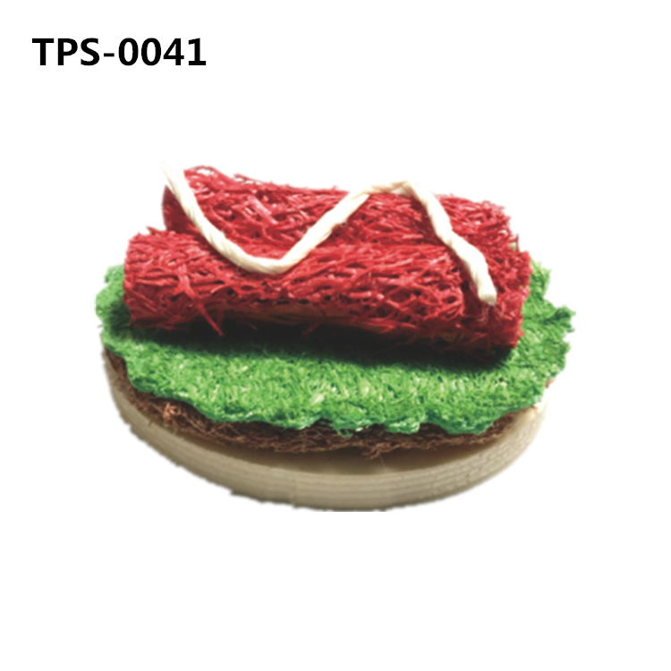 Hamburger Fries Shaped Puppy Chewing Toy for Rabbit,Guinea Pig,Chinchilla, Hamster, Gerbils, Mice, Rats and Other Small Animals to Chew and Play Pet Supplies TPS-0040/41/42/49/51 - Image 2