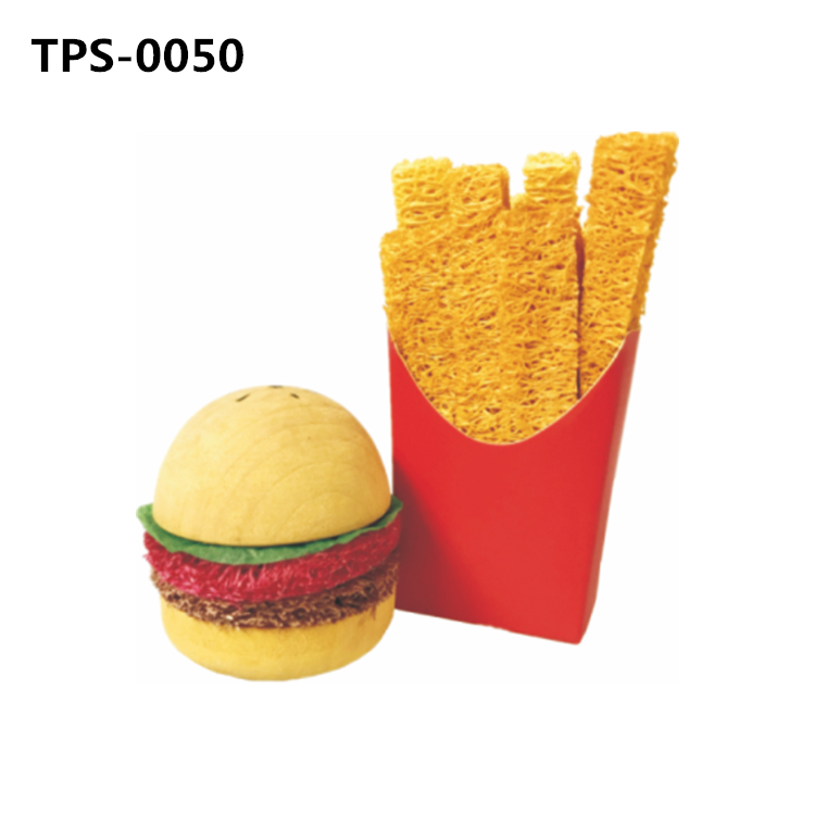 Hamburger Fries Shaped Puppy Chewing Toy for Rabbit,Guinea Pig,Chinchilla, Hamster, Gerbils, Mice, Rats and Other Small Animals to Chew and Play Pet Supplies TPS-0040/41/42/49/51 - Image 5