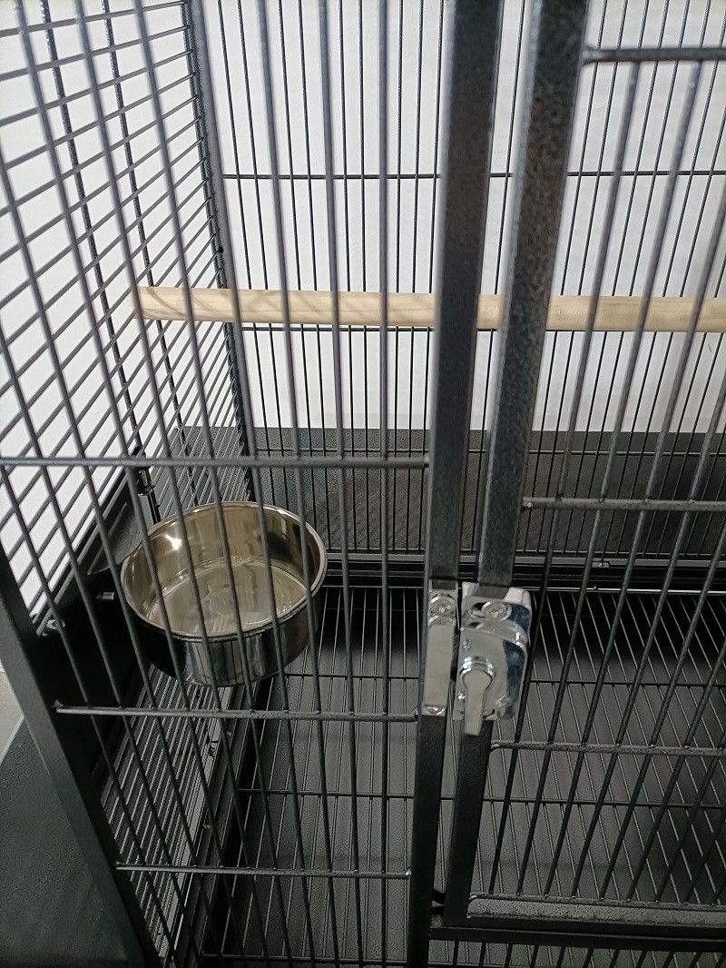 Pet Products Iron Parrot Cage with Rolling Stand for Birdie Parakeets Cockatiels Budgies Parrotlets - Image 6