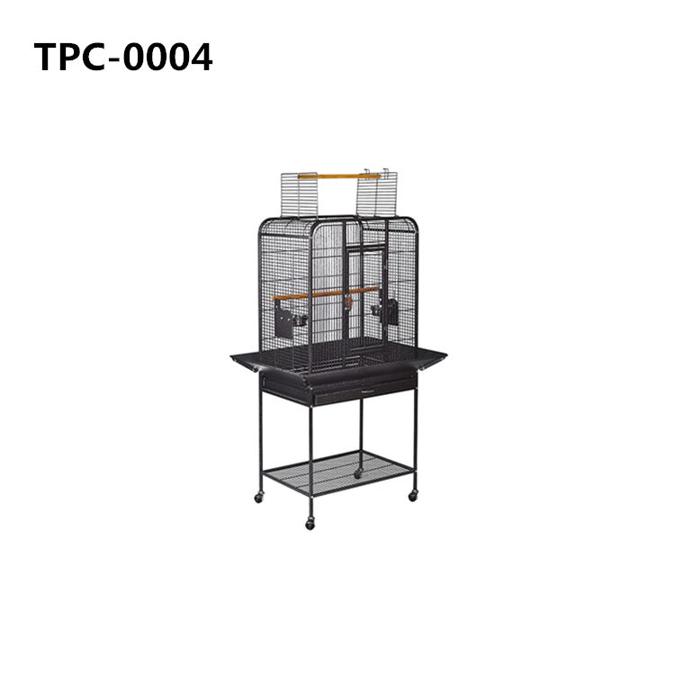 Large Bird Flight Cage with Rolling Stand for African Grey Parrot Cockatiel Sun Parakeet Conure - Image 4