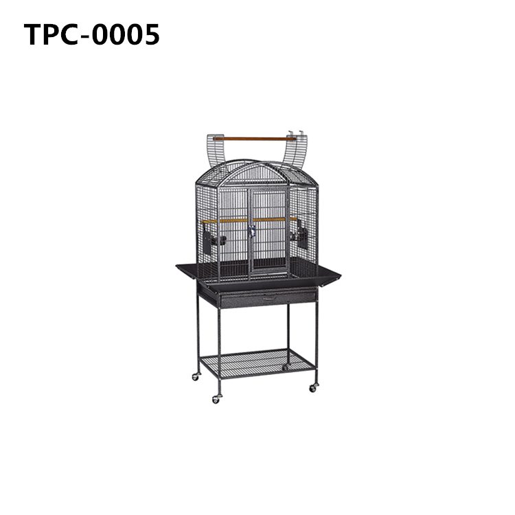 Large Bird Flight Cage with Rolling Stand for African Grey Parrot Cockatiel Sun Parakeet Conure - Image 5