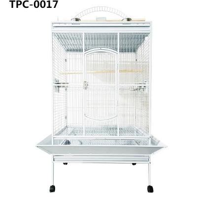 Large Birdcage with PlayTop & Rope Bungee Bird Toy for Parakeet, Parrot, Lovebirds, Pigeons, Cockatiels, Macaw