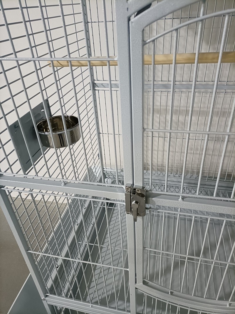 Large Birdcage with PlayTop & Rope Bungee Bird Toy for Parakeet, Parrot, Lovebirds, Pigeons, Cockatiels, Macaw - Image 4