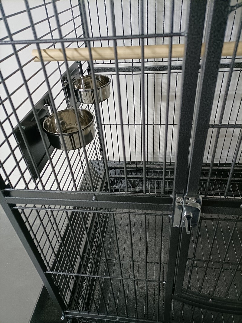 Large Birdcage with PlayTop & Rope Bungee Bird Toy for Parakeet, Parrot, Lovebirds, Pigeons, Cockatiels, Macaw - Image 6