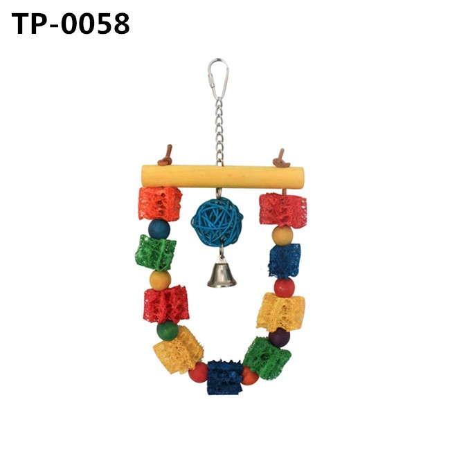 Large Parrot Stand Loofah Perch for Bird Climbing Biting Foraging with China Price - Image 1