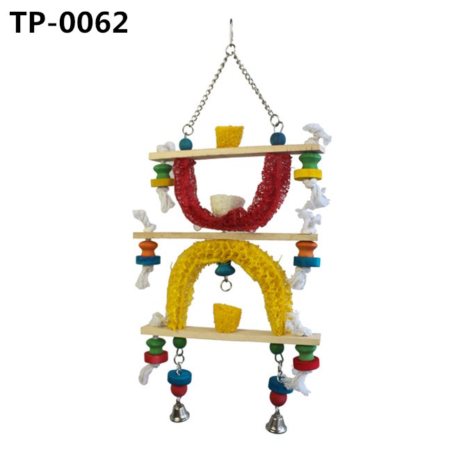 Large Parrot Stand Loofah Perch for Bird Climbing Biting Foraging with China Price - Image 2