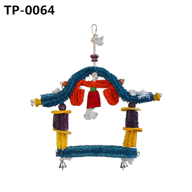 Large Parrot Stand Loofah Perch for Bird Climbing Biting Foraging with China Price - Image 3