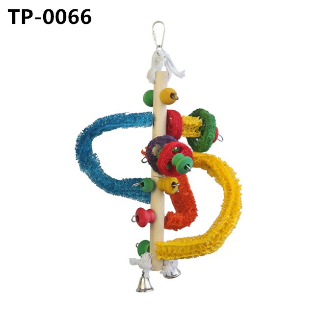 Large Parrot Stand Loofah Perch for Bird Climbing Biting Foraging with China Price - Image 4