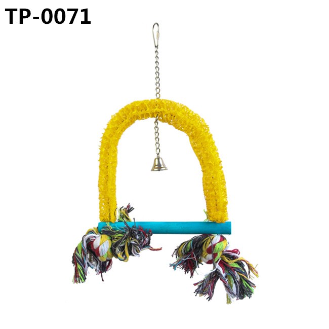 Large Parrot Stand Loofah Perch for Bird Climbing Biting Foraging with China Price - Image 5
