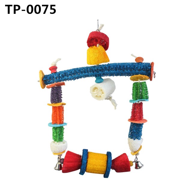 Large Parrot Stand Loofah Perch for Bird Climbing Biting Foraging with China Price - Image 6