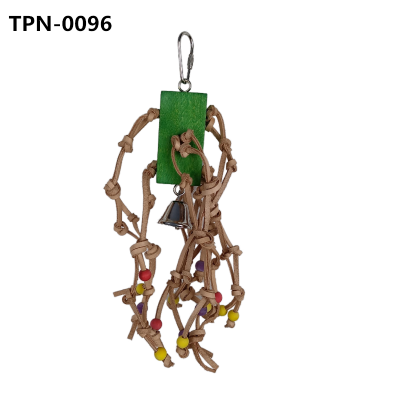 Leather ​Bird Toys for Parrots, Parakeets, Small and Medium Parrots​ TPN-0096