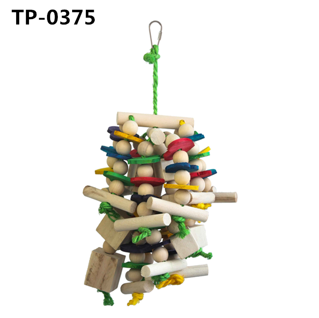 Leather Chewable Bird Cage Toy or Medium Parrots, Conures, Quakers, Caiques Mini Cockatoos and African Grey - Image 4
