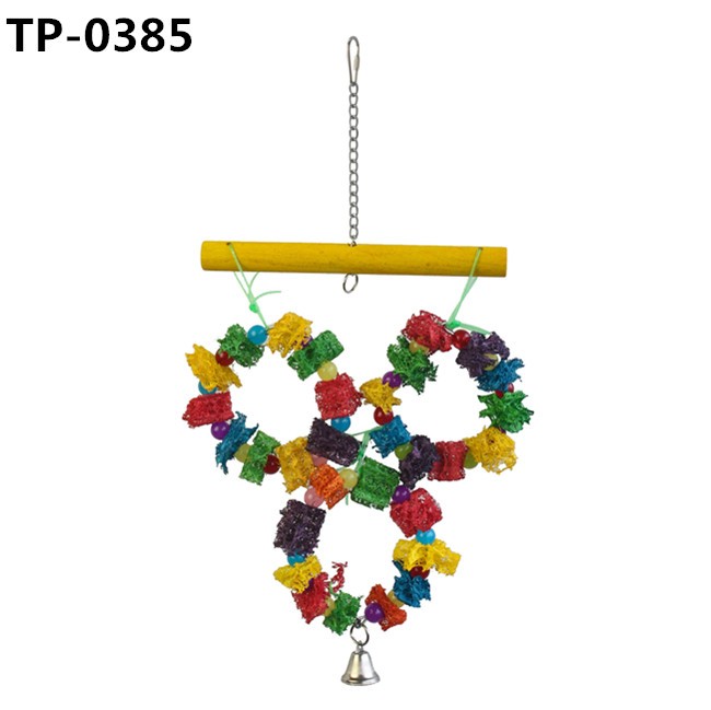 Loofah Bird Foot Climbing Toy with Bell for Parrot Interactive Pet Supplies Price - Image 7