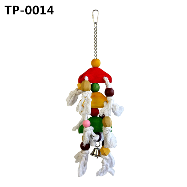 Medium Bird Parrot Knots Block Tearing Chewing Toy for Finch Budgie Parakeets Cockatiels Conures Love Birds - Image 1
