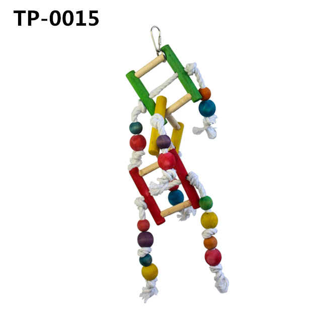 Medium Bird Parrot Knots Block Tearing Chewing Toy for Finch Budgie Parakeets Cockatiels Conures Love Birds - Image 2