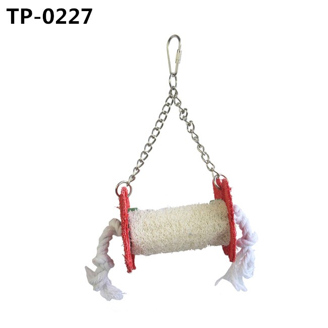 Natural Color Lufah Bird Toy Parrot Biting Toys with China Manufacturer Price - Image 4