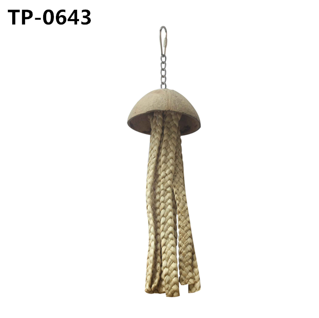 Natural Color Wood Bird Climbing Hanging Toy for Macaws African Grey Parrot Bites Wholesale Price - Image 3