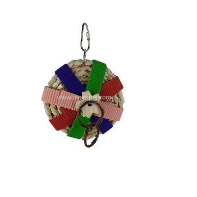 Natural Corn Husk Bird Chews Toy for Bird Cages Hanging TPQ-0013