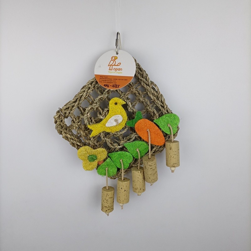Natural Safe Seagrass Mat Bird Toys TPS-1685 - Image 1