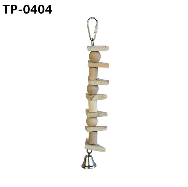 Natural Wood Blocks Bird Bite Tearing Toy with China Factory Pirce - Image 4