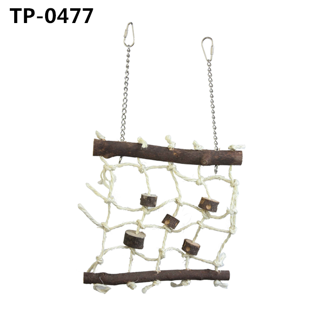 Natural Wood Blocks Bird Chewing Toy Parrot Cage Bite Toy for Large Medium African Grey Cockatoos Amazon Parrots - Image 4