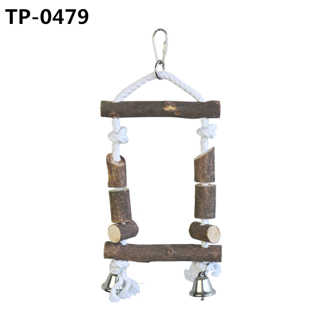 Natural Wood Blocks Bird Chewing Toy Parrot Cage Bite Toy for Large Medium African Grey Cockatoos Amazon Parrots - Image 6