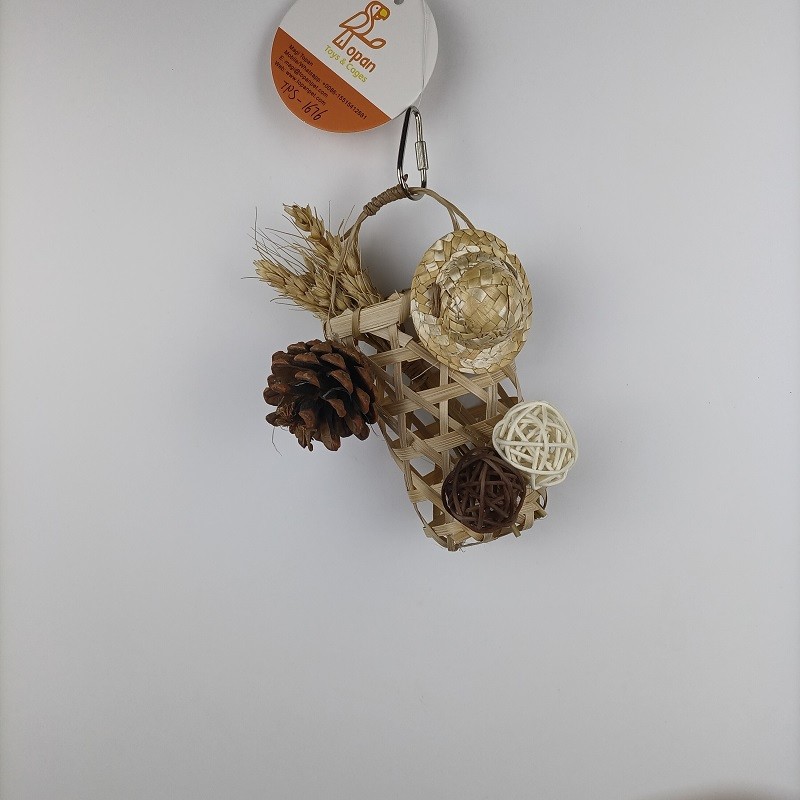 Natural Woven Bird Toys TPS-1676 - Image 1