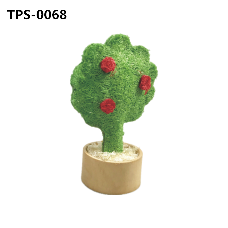 Nibbles Small Pet Chew Loofah Tree Toy for Guinea Pigs Hamster Rabbit Rats Chinchilla Groundhog Squirrels TPS-0068 - Image 1