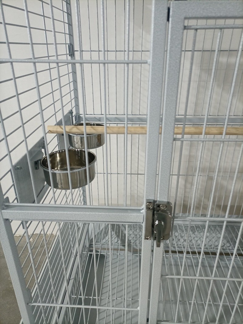 Bird Cage Open-Top Parrot Cage with Rolling Stand for Parakeets Cockatiels Budgies Parrotlets Lovebirds Canary - Image 4