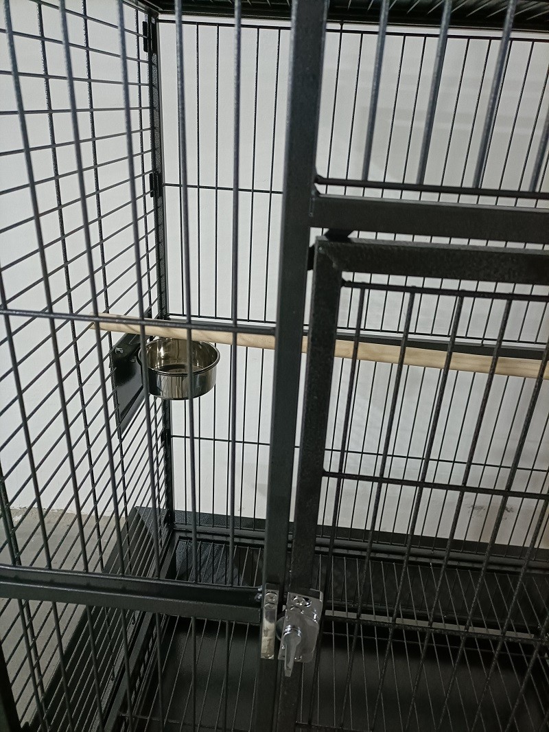 Bird Cage Open-Top Parrot Cage with Rolling Stand for Parakeets Cockatiels Budgies Parrotlets Lovebirds Canary - Image 8