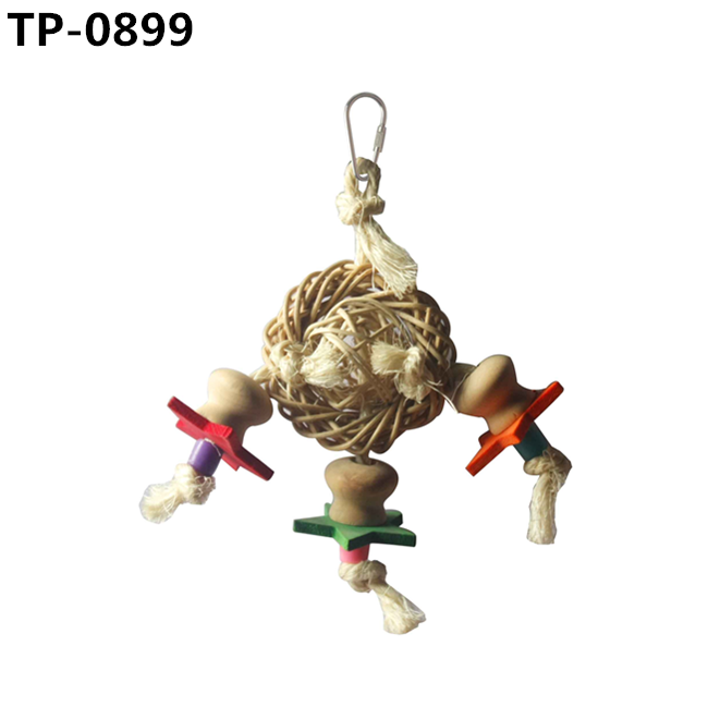 Parrot Chew Toy Bird Bite Toy Cage Hanging Toy with Factory Wholesale Price - 副本 - Image 4