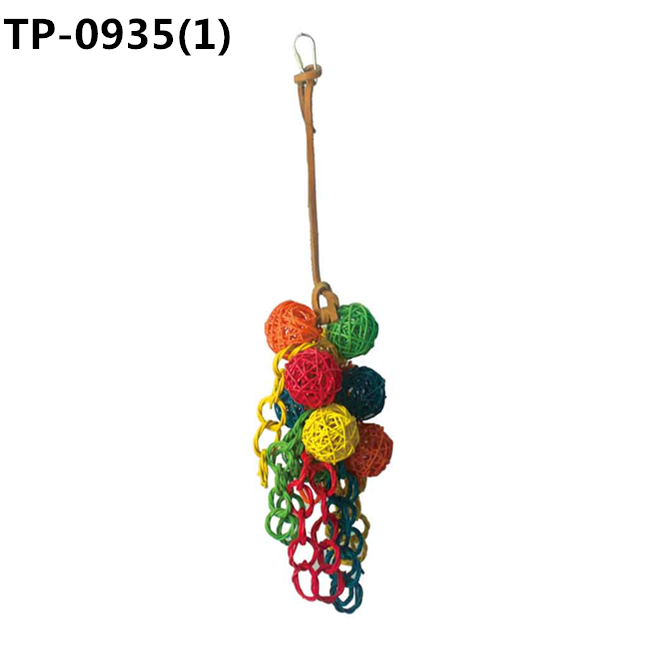 Parrot Chew Toy Bird Bite Toy Cage Hanging Toy with Factory Wholesale Price - 副本 - Image 5