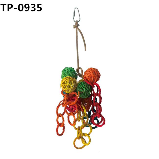 Parrot Chew Toy Bird Bite Toy Cage Hanging Toy with Factory Wholesale Price - 副本 - Image 6
