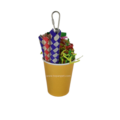 Parrot Foraging Bamboo Finger Traps Paper ​Cup Shredding Toys ​ ​TPQ-0004