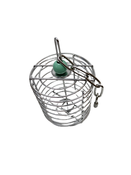 Stainless Steel Parrot Foraging Bin Cage for Bird Cage Accessories - Image 1