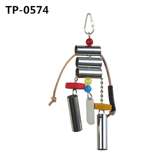 Stainless Steel Bird Toys Parrot Hanging Chew Toy for Small Medium Cockatoo Parakeet Cockatiels - Image 6