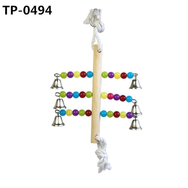 Parrot Hanging Swing Bird Cage Toys for Parrots Parakeets Cockatiels Conures - Image 4