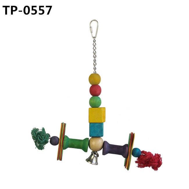 Parrot Hanging Swing Bird Cage Toys for Parrots Parakeets Cockatiels Conures - Image 6