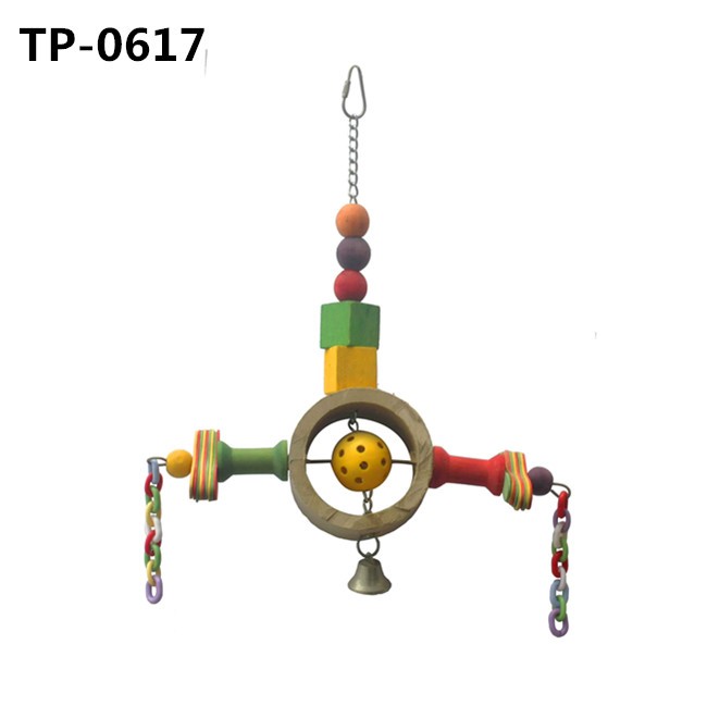 Parrot Hanging Swing Bird Cage Toys for Parrots Parakeets Cockatiels Conures - Image 7